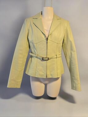 Oscar Leopold Leather Jacket - Size Small‎